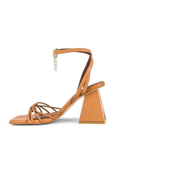 NEW Size 38 ALOHAS Cactus Heel in Camel REVOLVE MSRP $180 - Picture 5 of 8